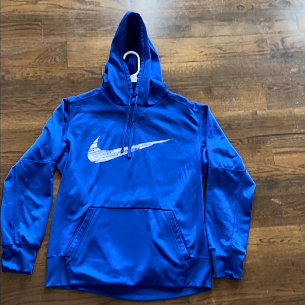 Blue Nike Swoosh hoodie men’s